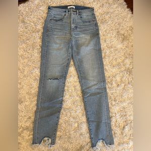 LOFT high waist skinny jeans, size 2